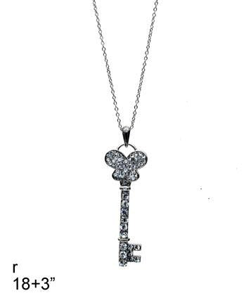 Key Pendant Necklace – Zirconmania Better Fashion jewelry