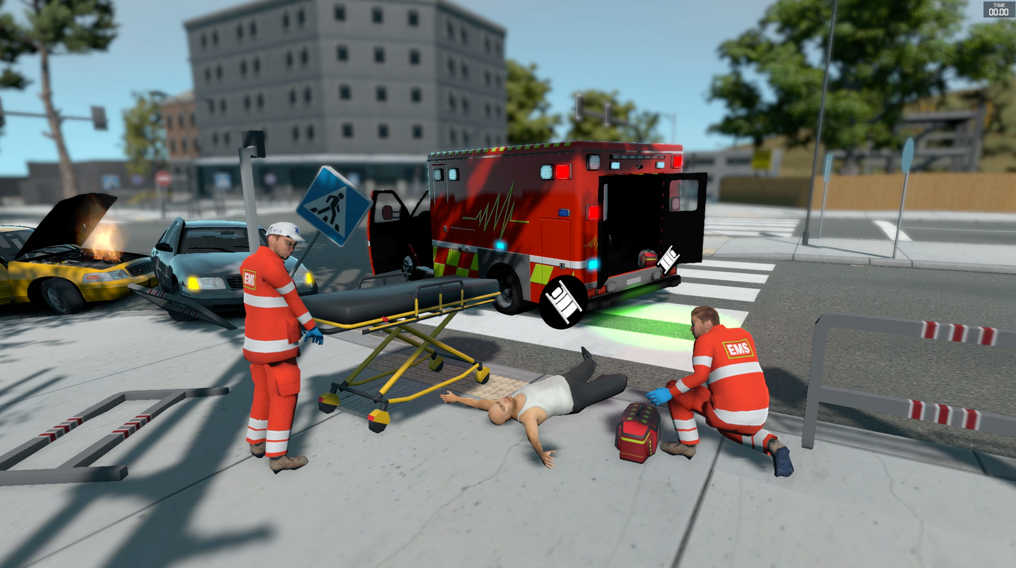 Flashing Lights - Police, Firefighting, Emergency Services Simulator