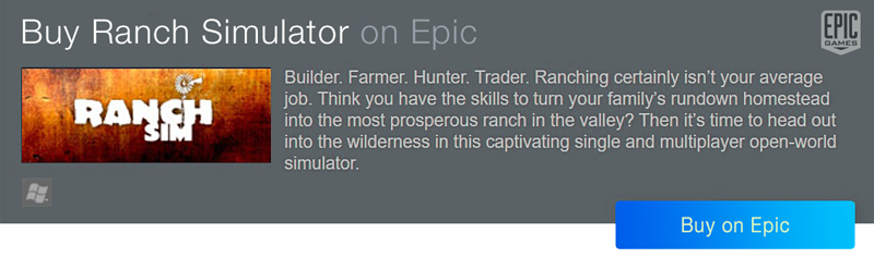 Ranch Simulator – Excalibur