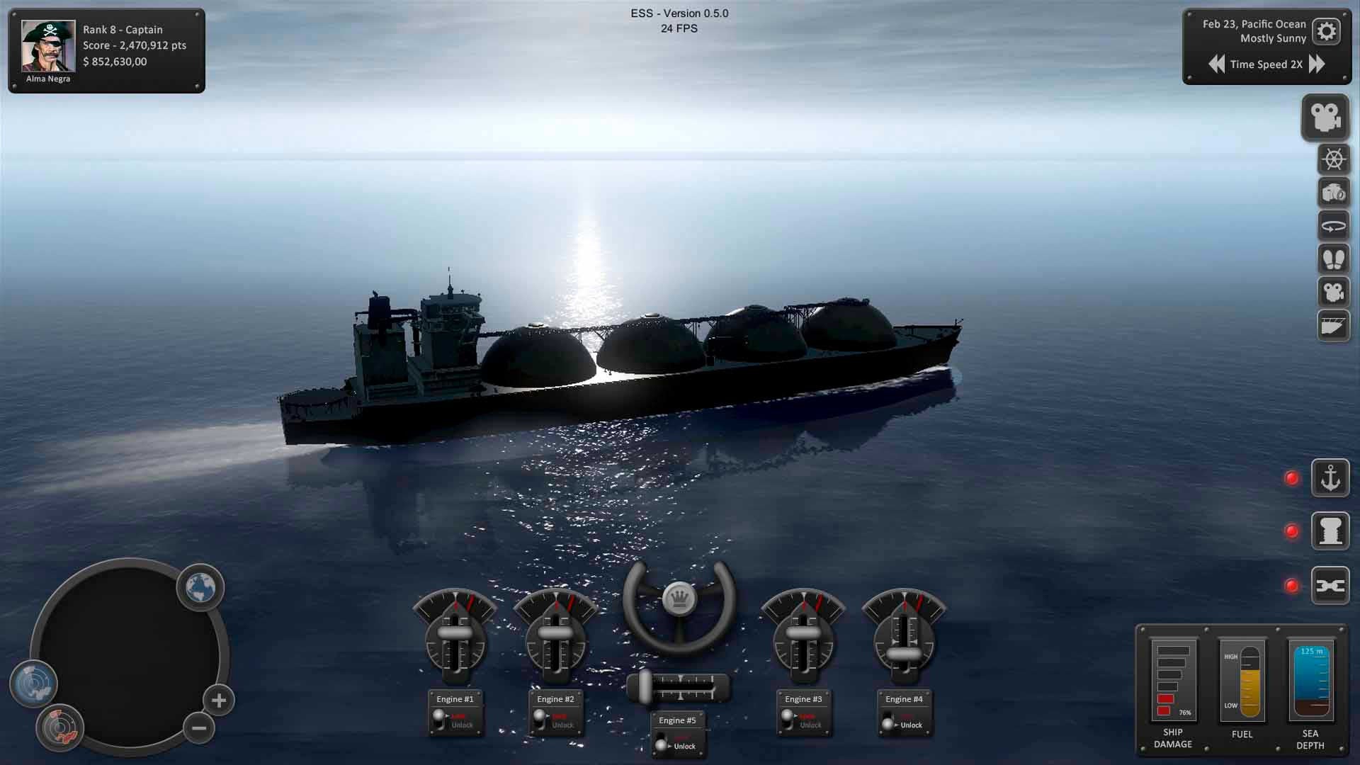game ship simulator