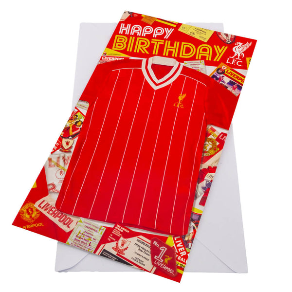 Billede af Liverpool FC Fødselsdagskort retro