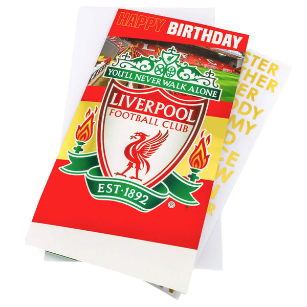 Billede af Liverpool FC Personligt fødselsdagskort