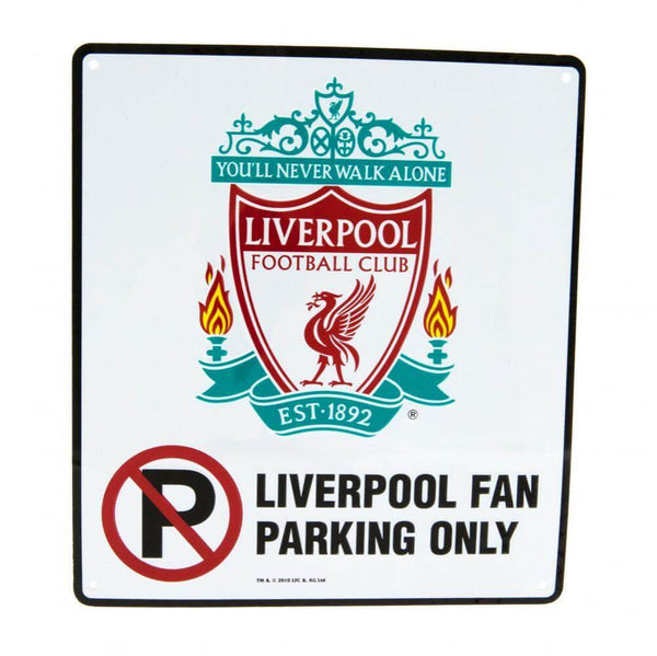 Se Liverpool FC Ingen parkering skilt hos Fodboldgaver.dk