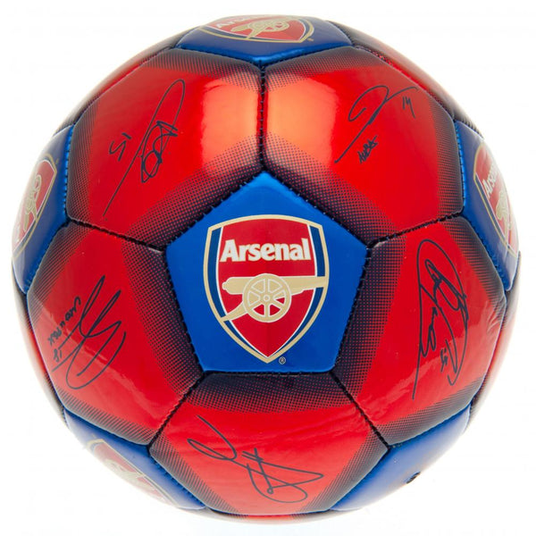 Billede af Arsenal FC Fodbold m. autografer