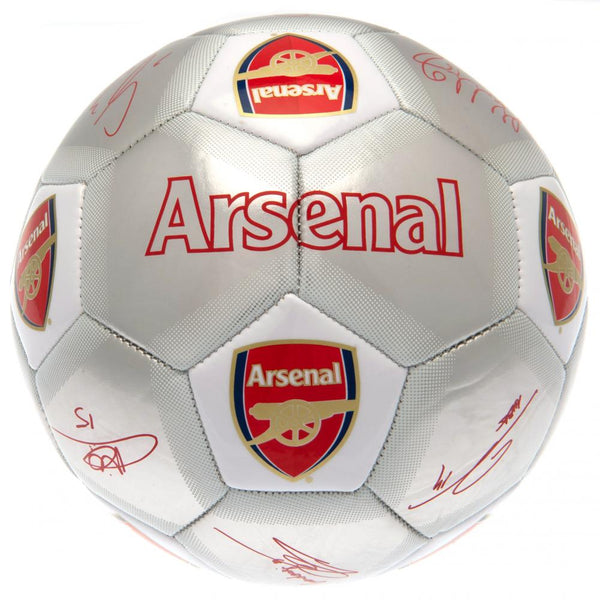 Se Arsenal FC Fodbold med autografer hos Fodboldgaver.dk