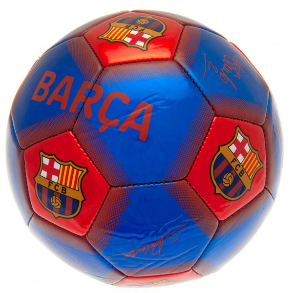 FC Barcelona Fodbold m. autografer