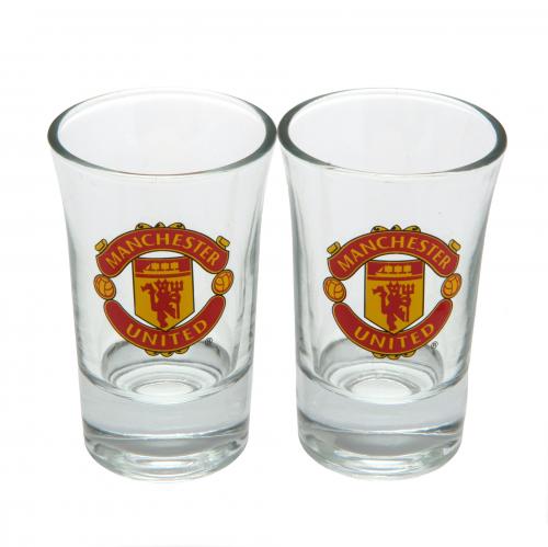 Manchester United Shotsglas - 2 stk. thumbnail