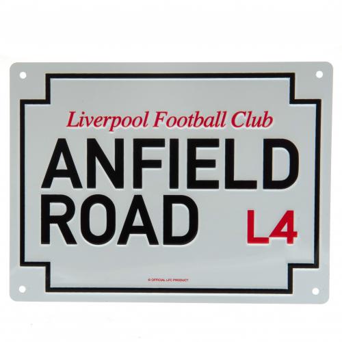 Billede af Liverpool FC Anfield Road skilt