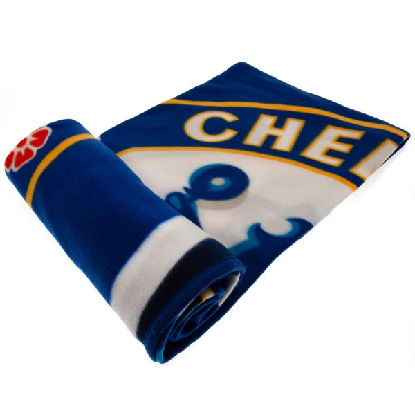 Se Chelsea FC Fleece tæpe - 125 cm x 150 cm hos Fodboldgaver.dk