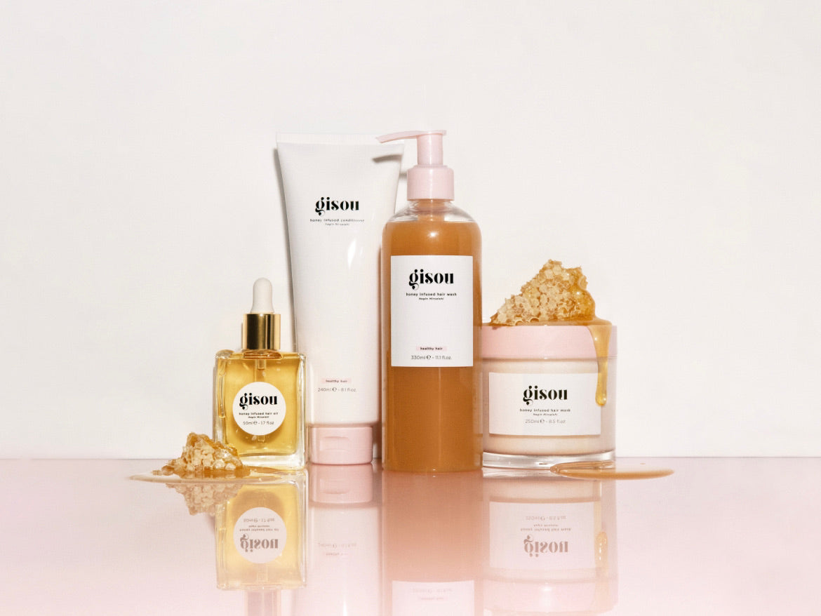 Gisou Honey Infused haircare products