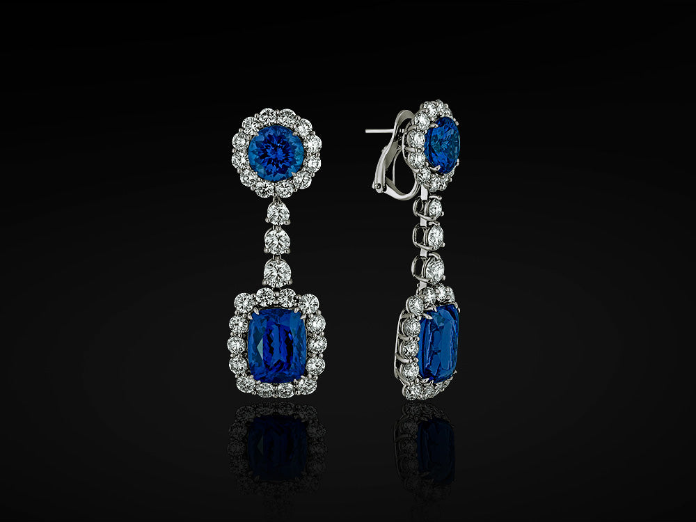 tanzanite earrings