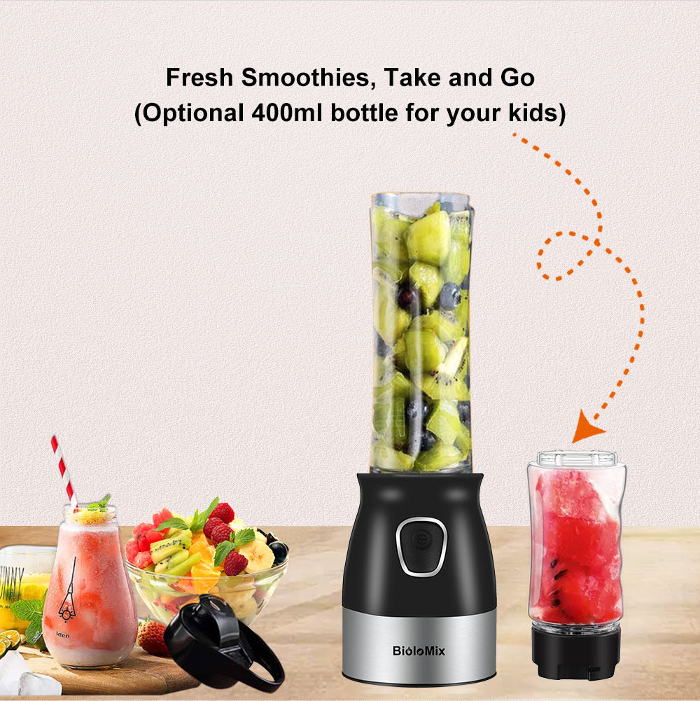 3 in 1 Personal Blender With Chopper Bowl And Juicer Bottle