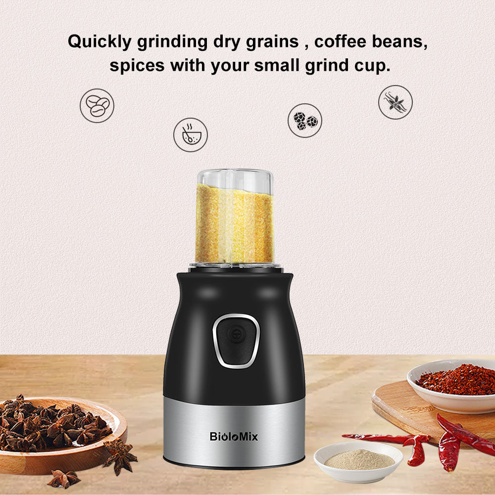 3 in 1 Personal Blender With Chopper Bowl And Juicer Bottle