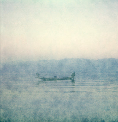 Polaroid myanmar inle lake fisherman