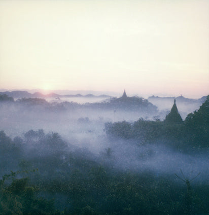 Polaroid myanmar sunrise bagan