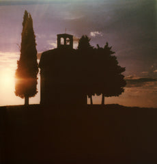 San quirico d'orcia Tuscany photo deco polaroid