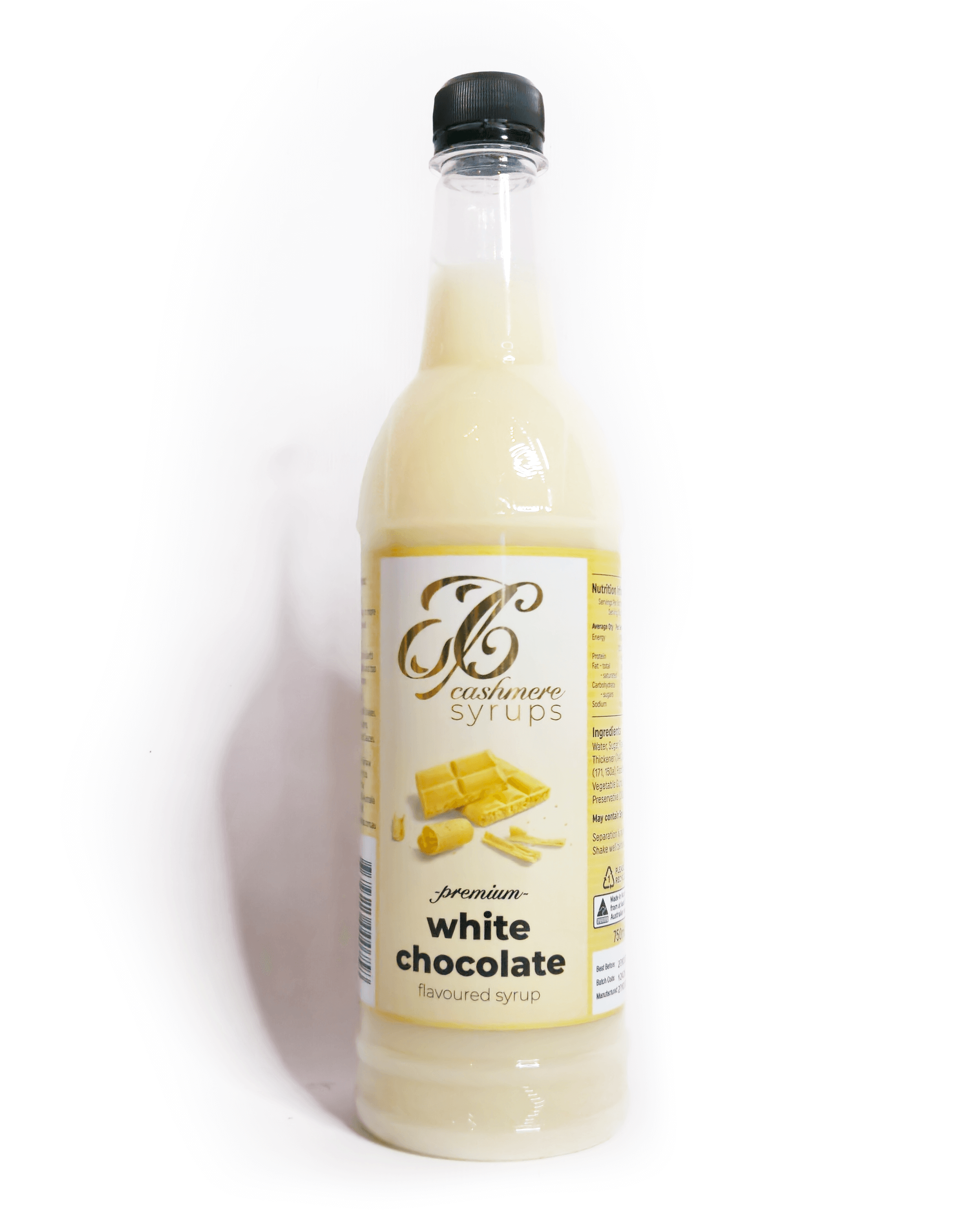 White Chocolate Coffee Syrup - Cashmere Syrups product image