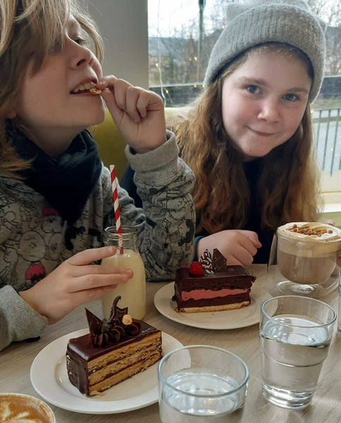 Amazing chocolate cafe in Peebles 