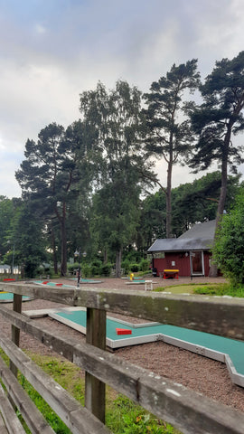 Miniature golf at Tallhyddan