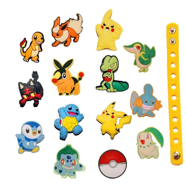 crocs pokemon charms