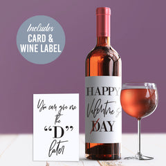 Valentine's Day Wine Label