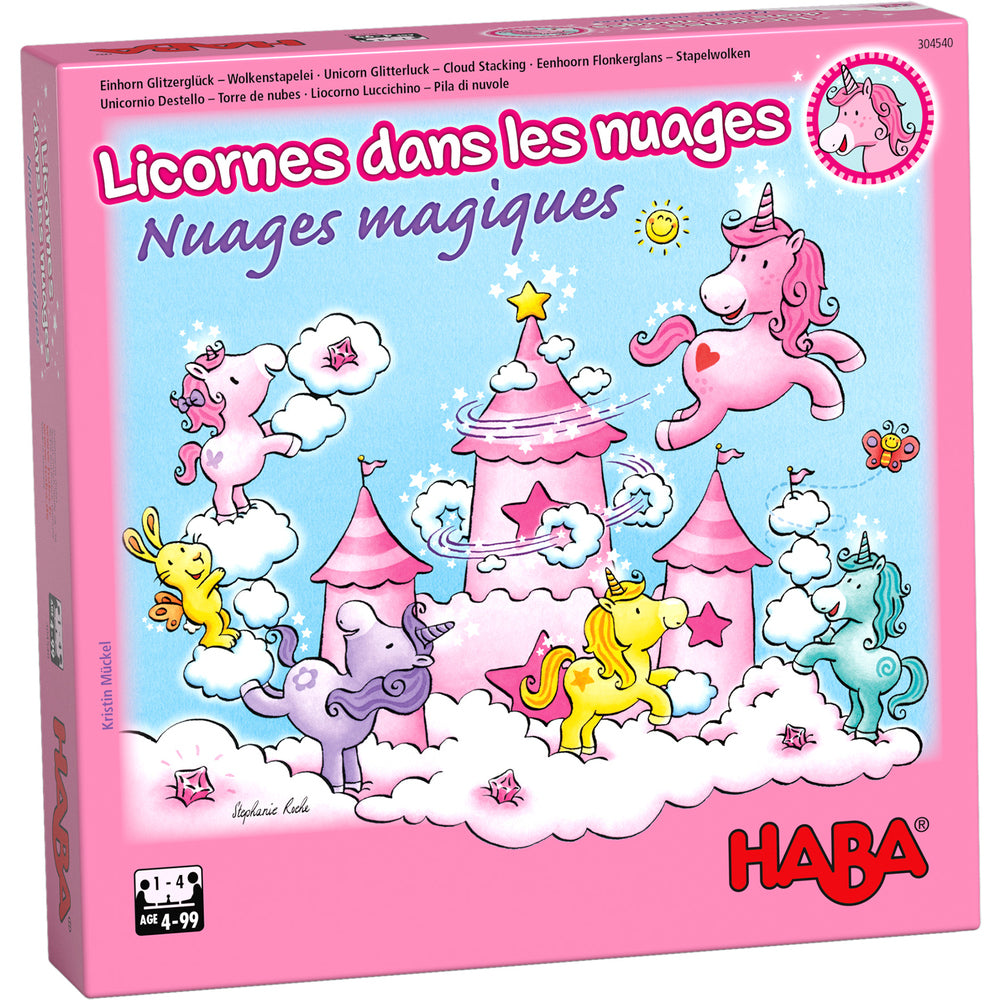Jeu Licornes dans les nuages - nuages magiques - Le Coffre à Jouets - Boutique de Jeux et jouets  - Jeu de société pour enfants
