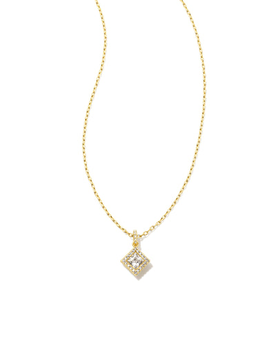 Elisa Gold Pendant Necklace in Drusy | Kendra Scott