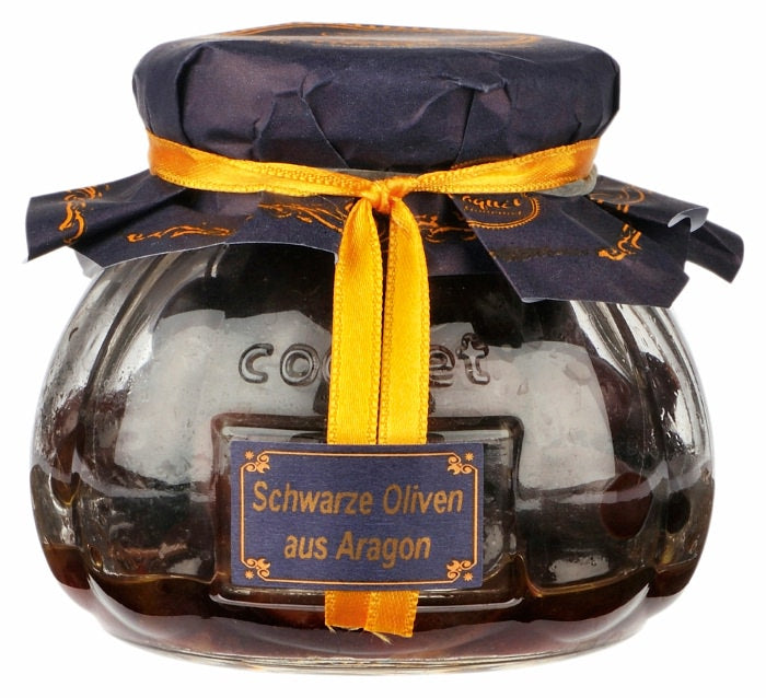 Image of Schwarze, getrocknete Oliven aus Aragòn - 150g