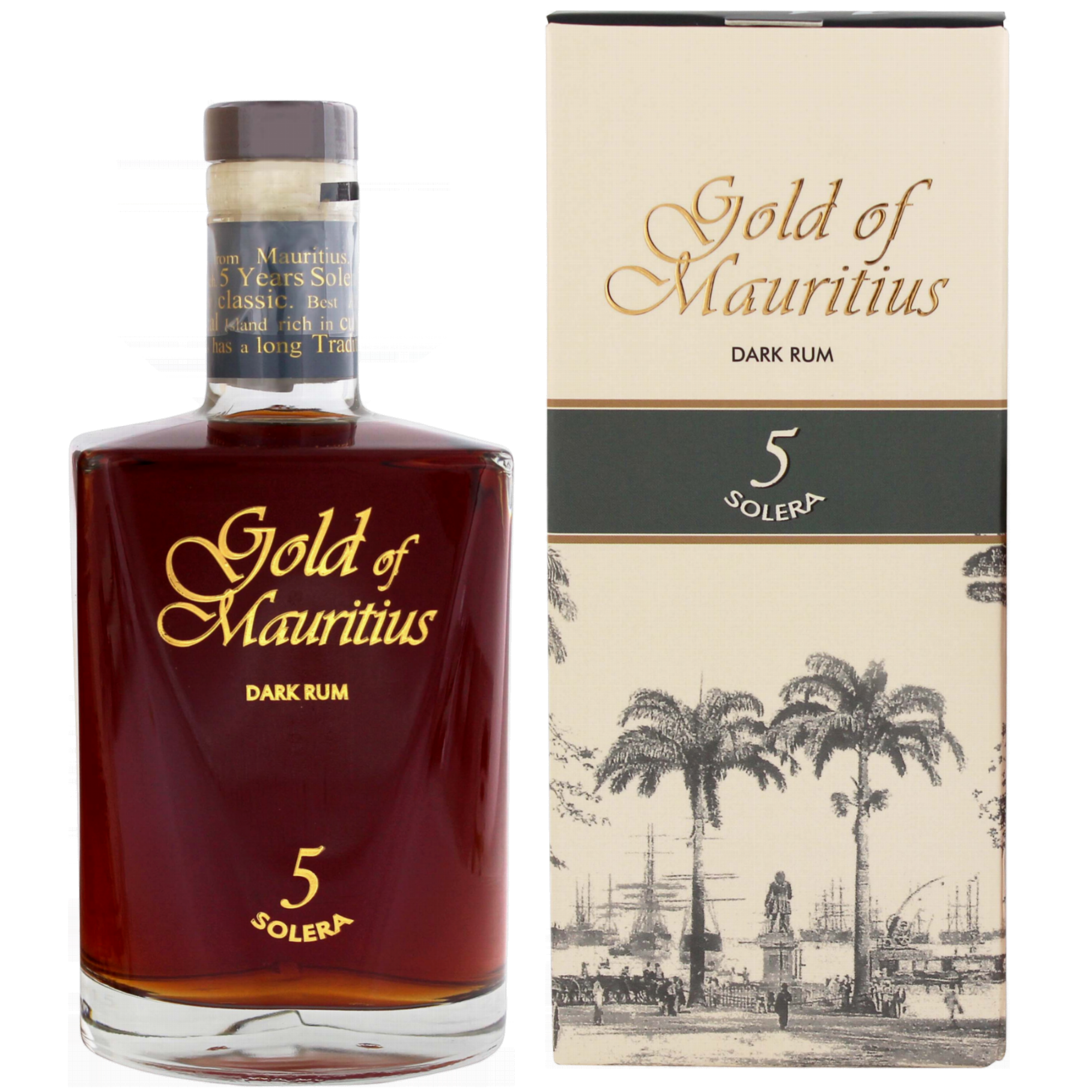 Image of Solera 5 Dark Rum 5 J. - 70cl