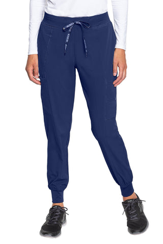 blue uniform joggers