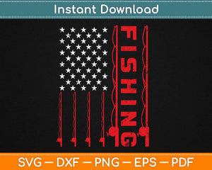 Download American Flag Patriotic Fishing Pole Outdoorsman Svg Png Files Artprintfile