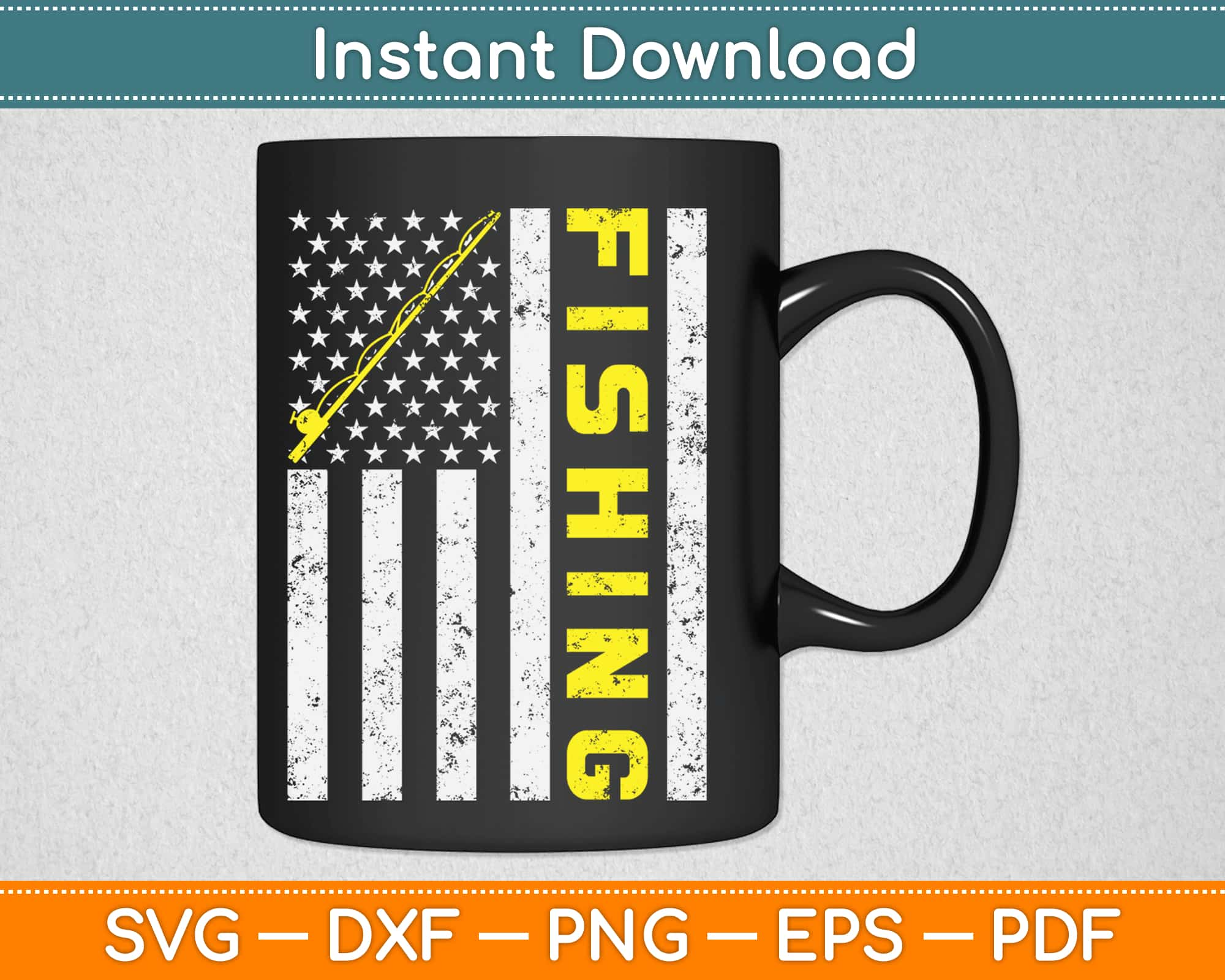 Free Free 184 Fishing Pole With Line Svg SVG PNG EPS DXF File