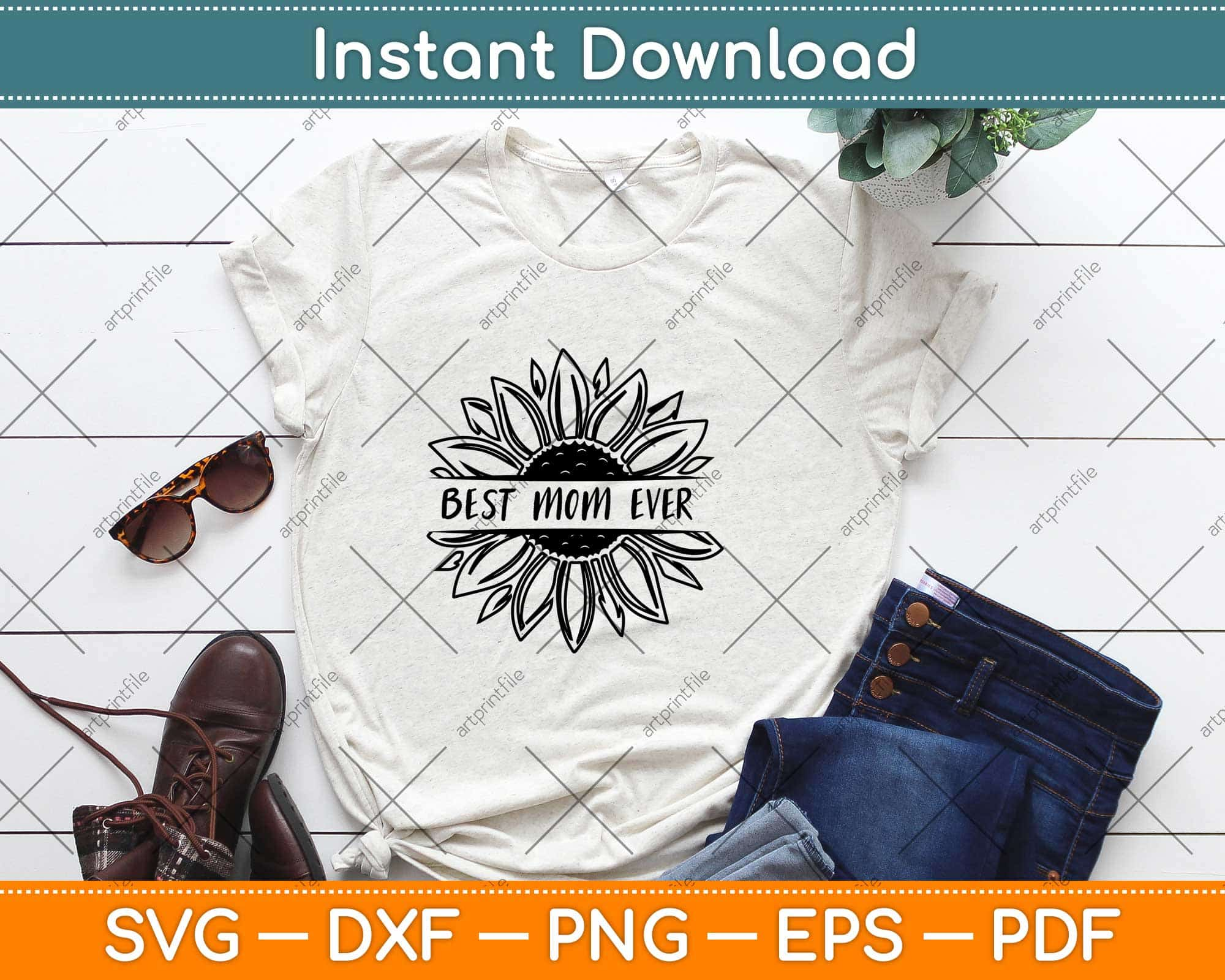 Free Free 150 Sunflower Best Mom Ever Svg SVG PNG EPS DXF File