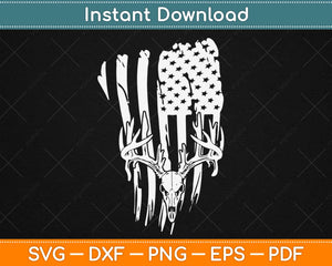 Download Deer Hunting American Flag Patriotic Hunter Svg Png Design Digital Cut File Artprintfile