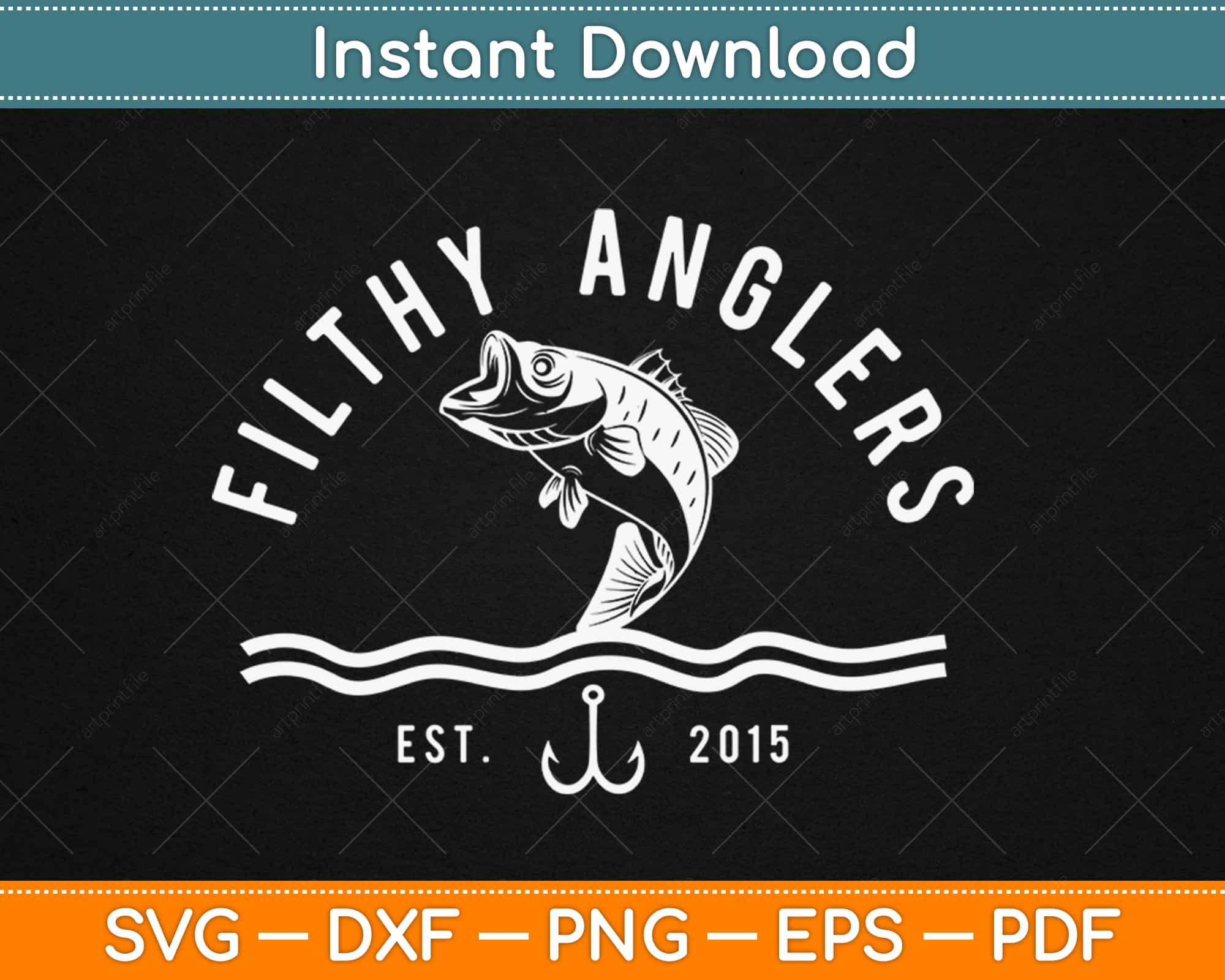 Download Filthy Anglers Active Bass Fishing Svg Png Design Cut File For Silhouette Machine Artprintfile