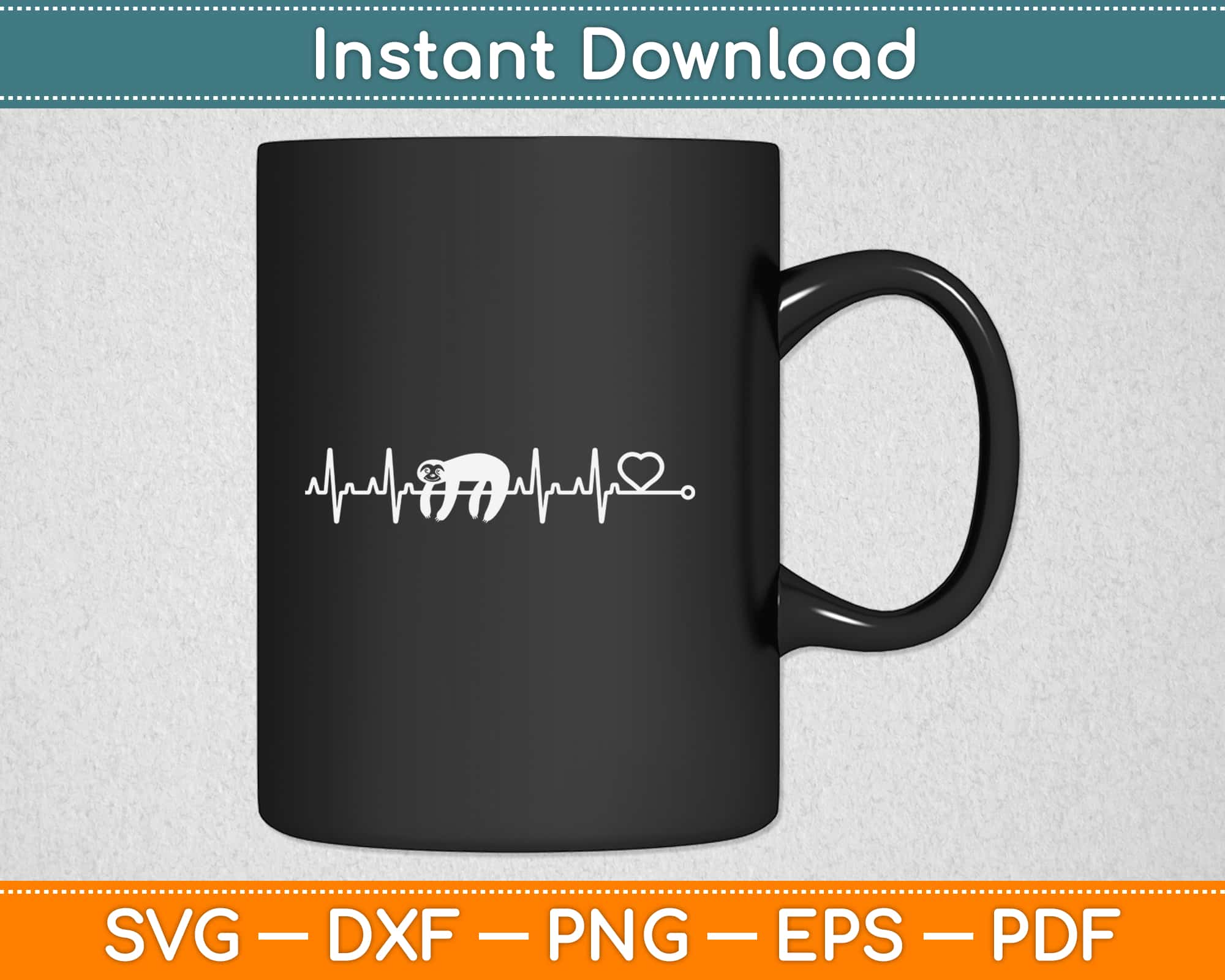 Free Free 118 Coffee Cup Heartbeat Svg SVG PNG EPS DXF File