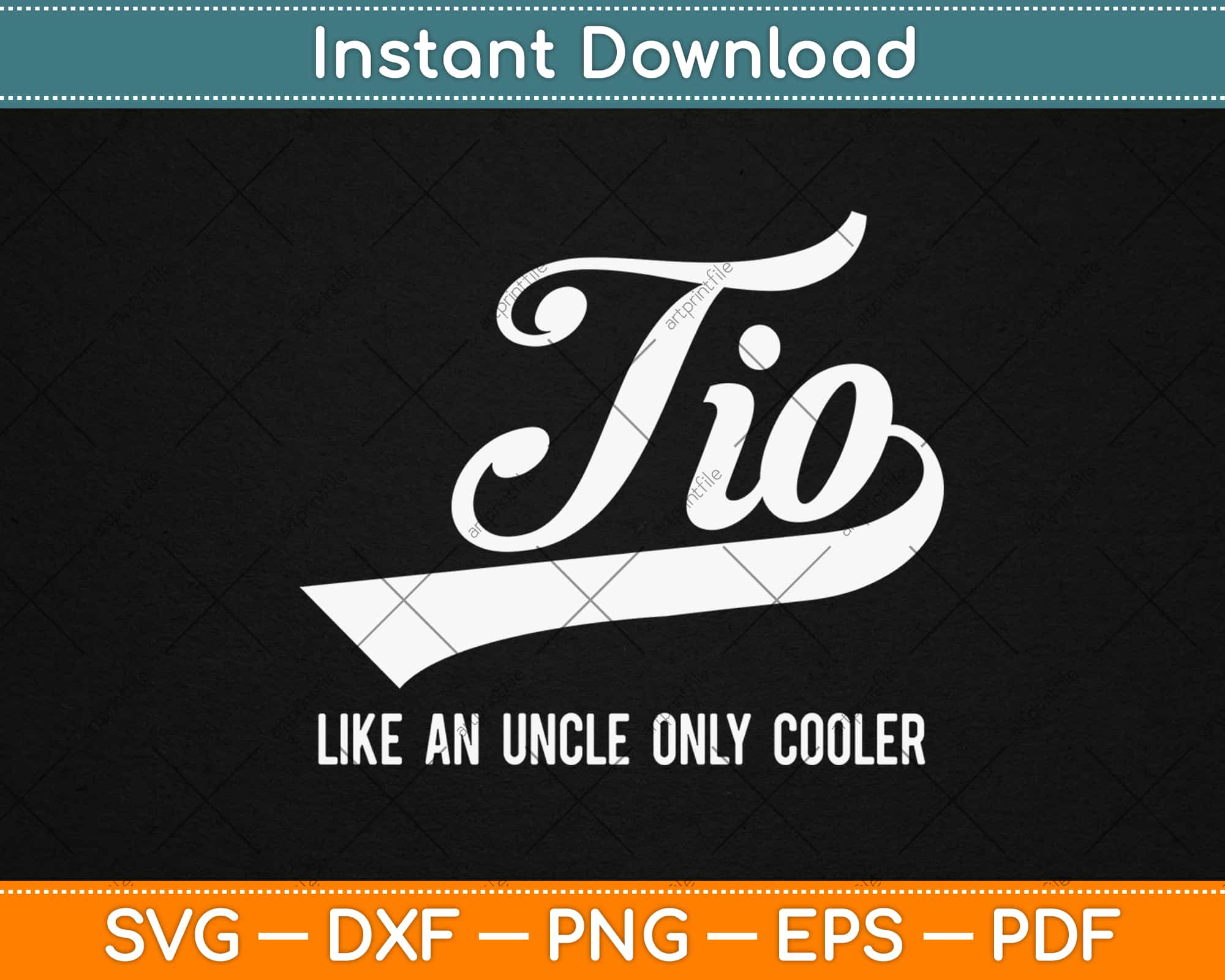 Download Funny Tio Gift Like An Uncle Only Cooler Svg Png Dxf Digital Cutting File Artprintfile