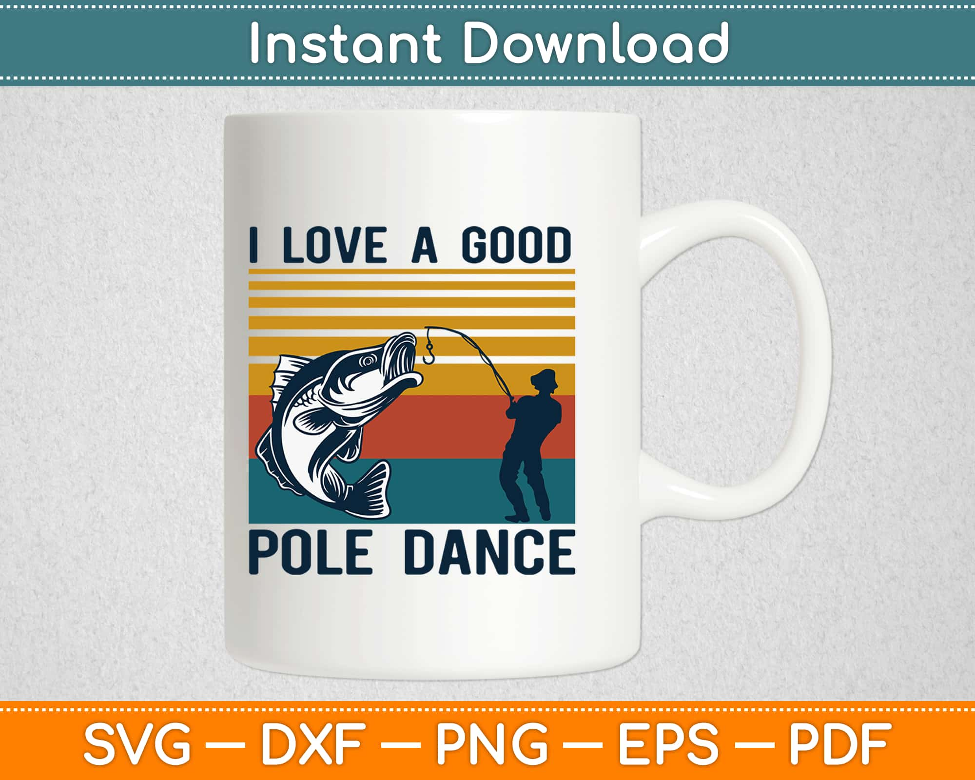 Free Free 184 Pole Dance Fishing Svg SVG PNG EPS DXF File