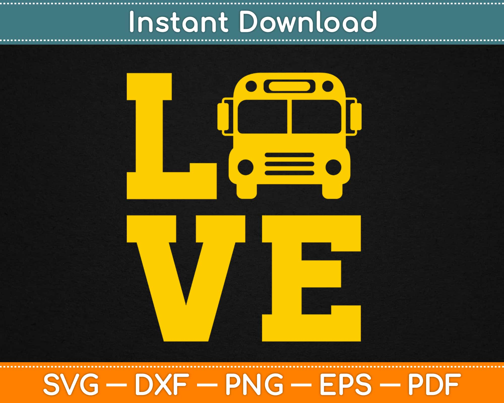 I Love School Bus Driver Svg Design Craft Cut File For Silhouette