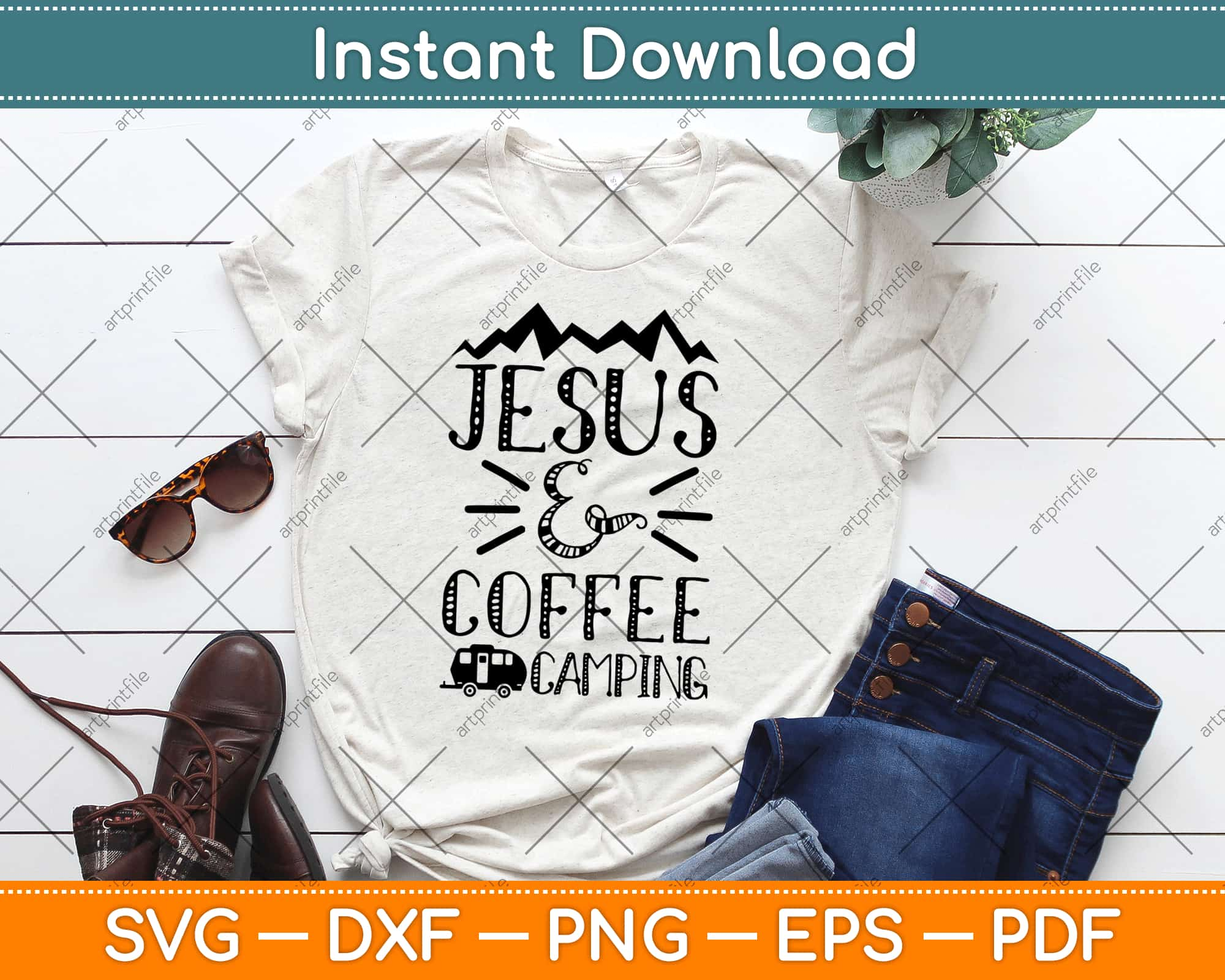 Free Free 138 Camping And Jesus Svg SVG PNG EPS DXF File