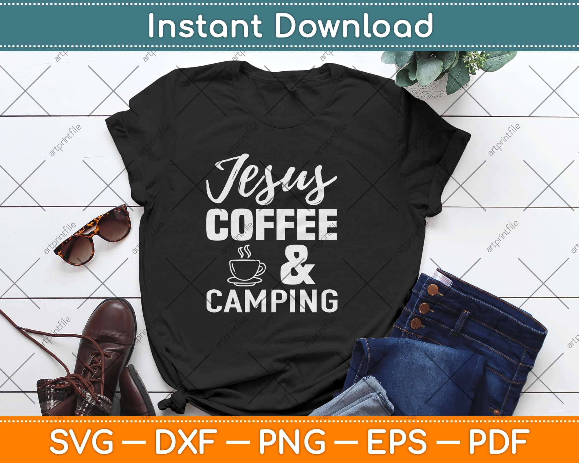 Free Free 291 Camping And Jesus Svg SVG PNG EPS DXF File