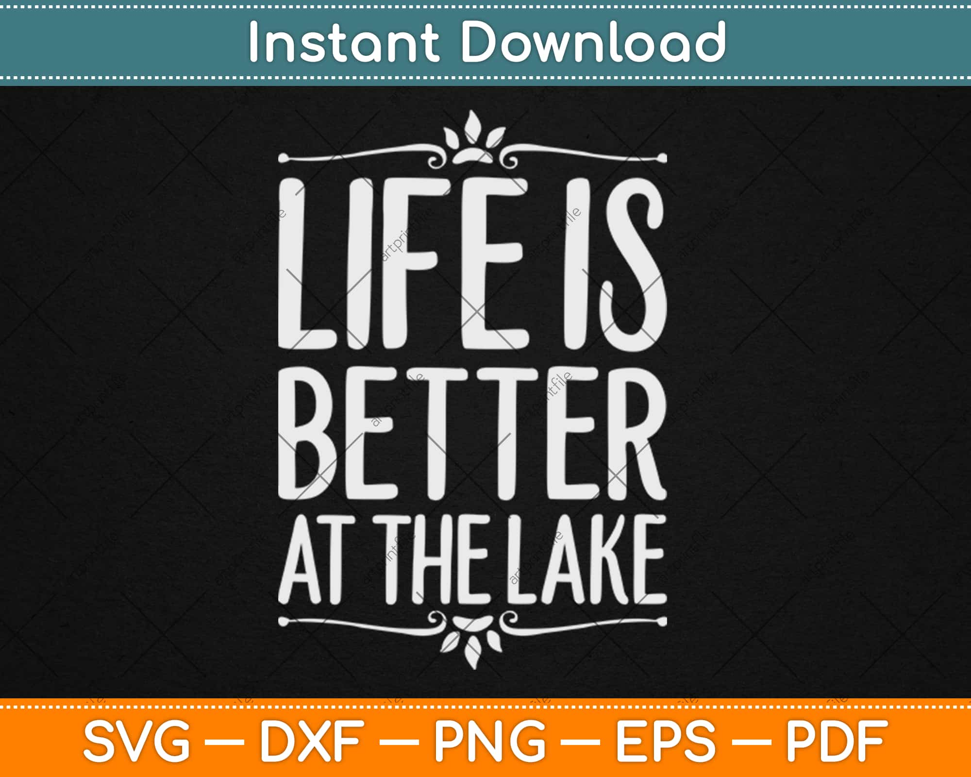 Download Life Is Better At The Lake Funny Camping Fishing Svg Png Design Digital Cut File Artprintfile