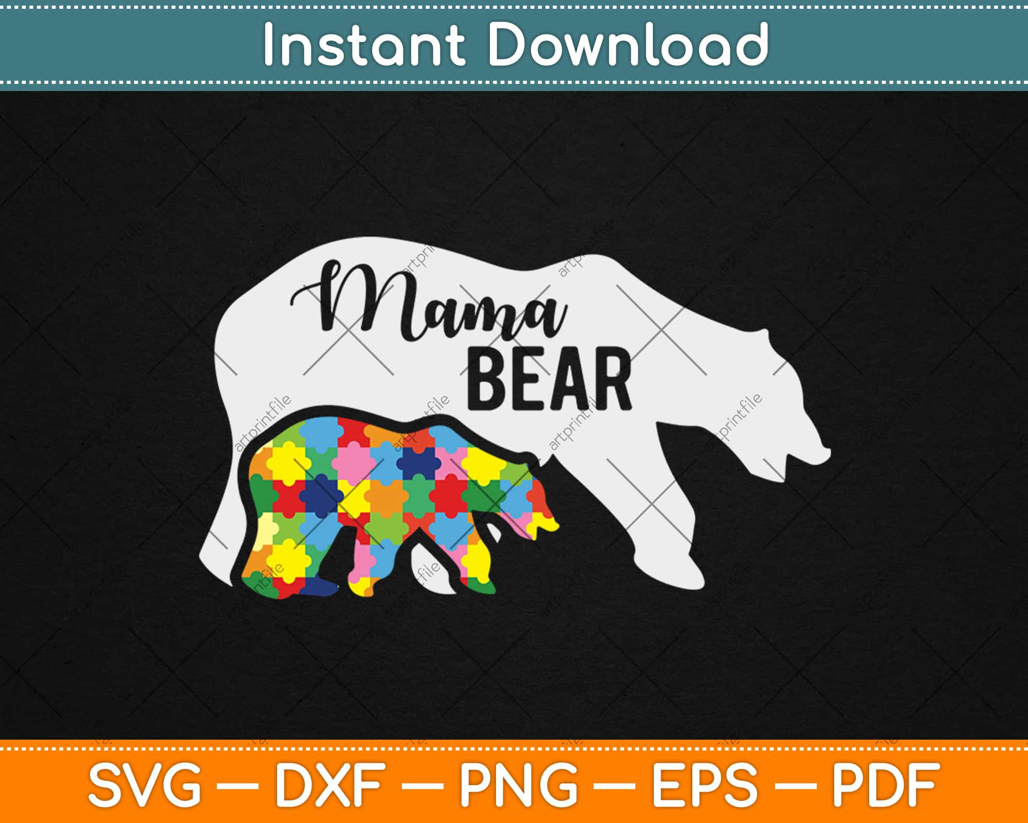 Free Free Mama Bear Autism Svg Free 509 SVG PNG EPS DXF File