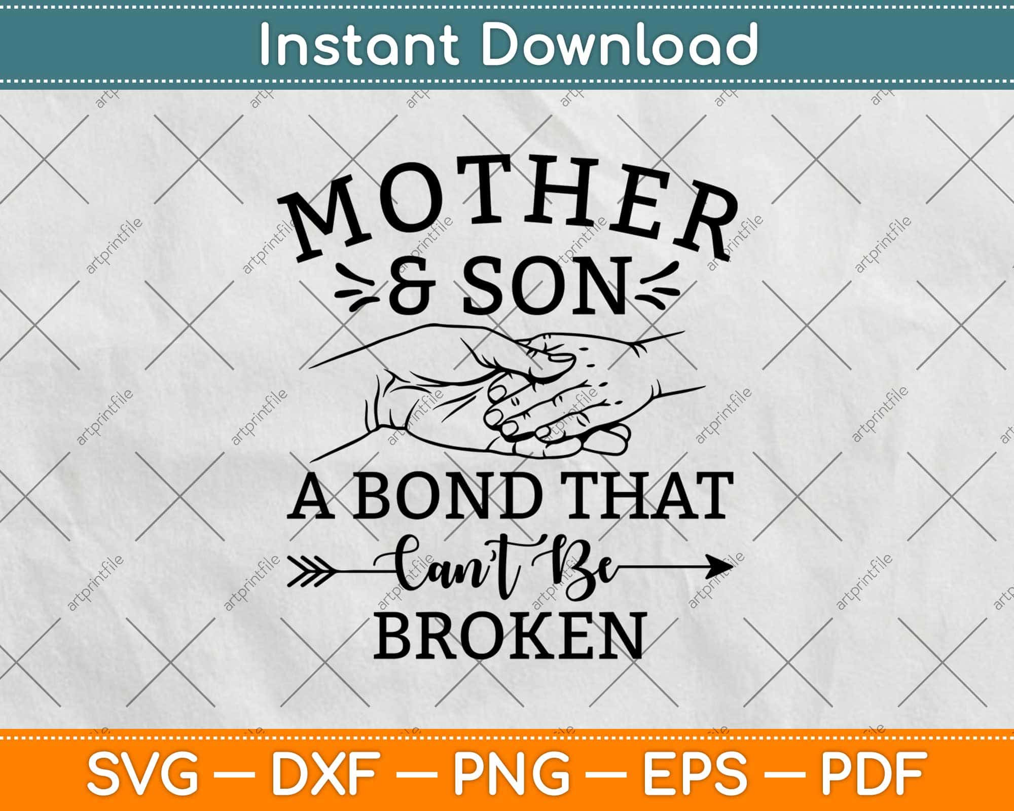 Download Mother And Son A Bond That Can T Be Broken Svg Png Dxf Cutting Files Artprintfile