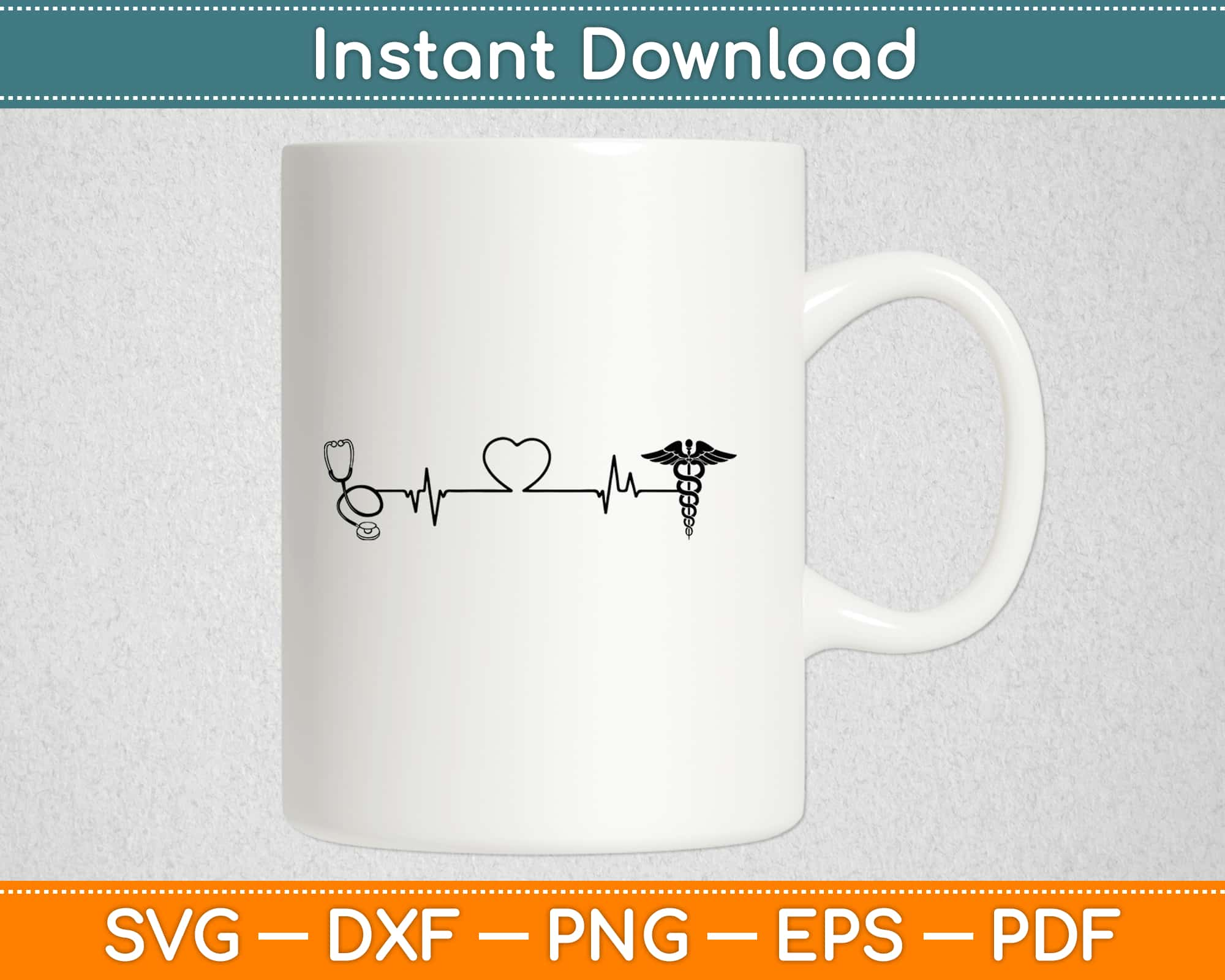 Free Free 313 Coffee Cup Heartbeat Svg SVG PNG EPS DXF File