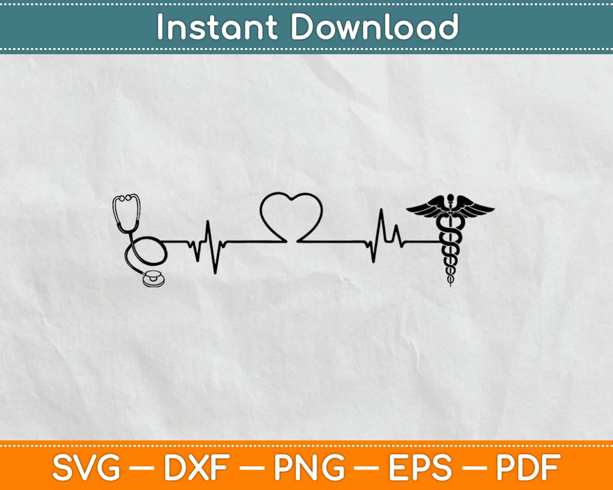 Download Nurse Heartbeat Svg Design Cutting Files Artprintfile