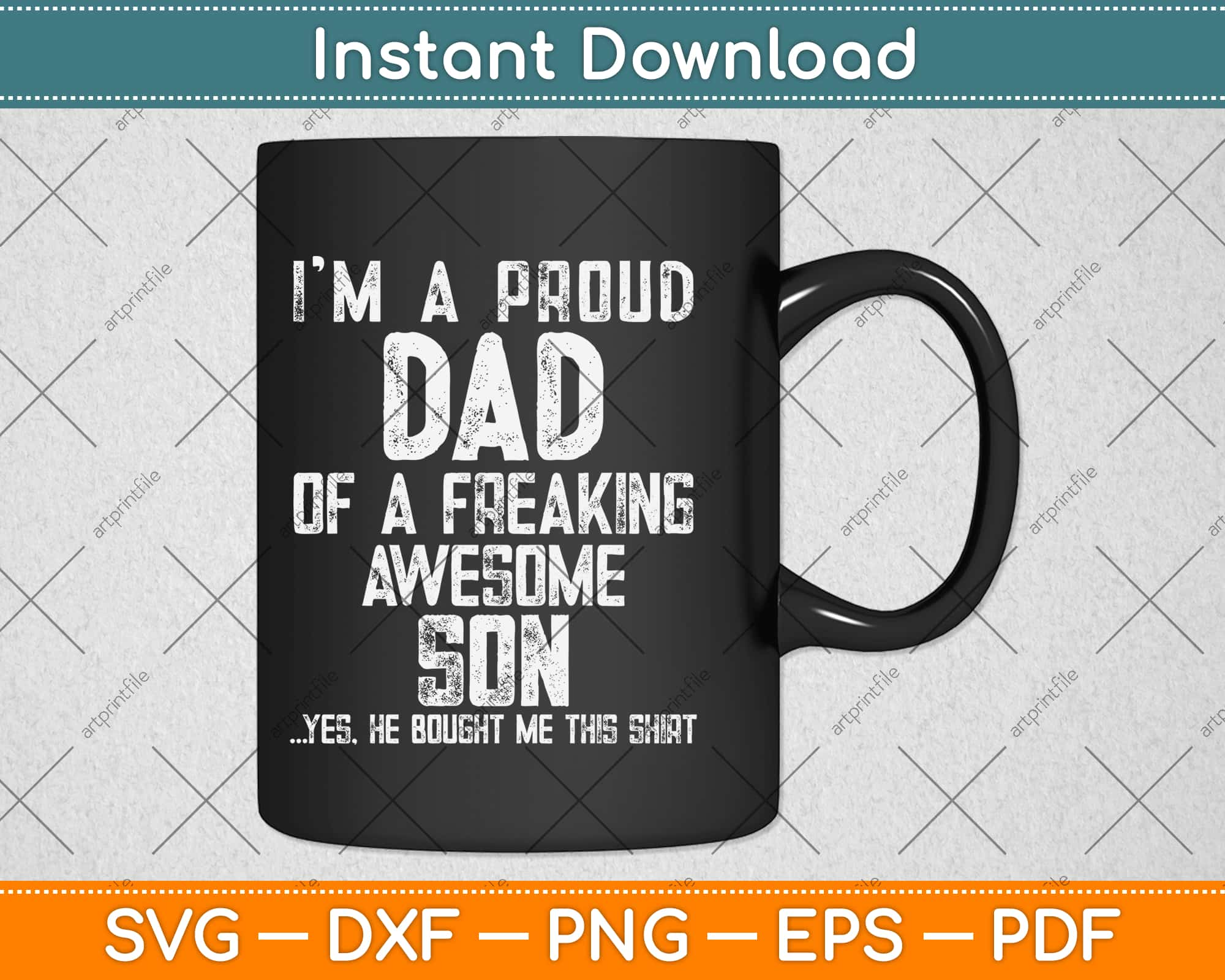 Download Clip Art Dad Funny Svg Fathers Day Svg Cut File Dad Svg Proud Father Svg File For Cricut Png Dxf Eps Digital Download Art Collectibles