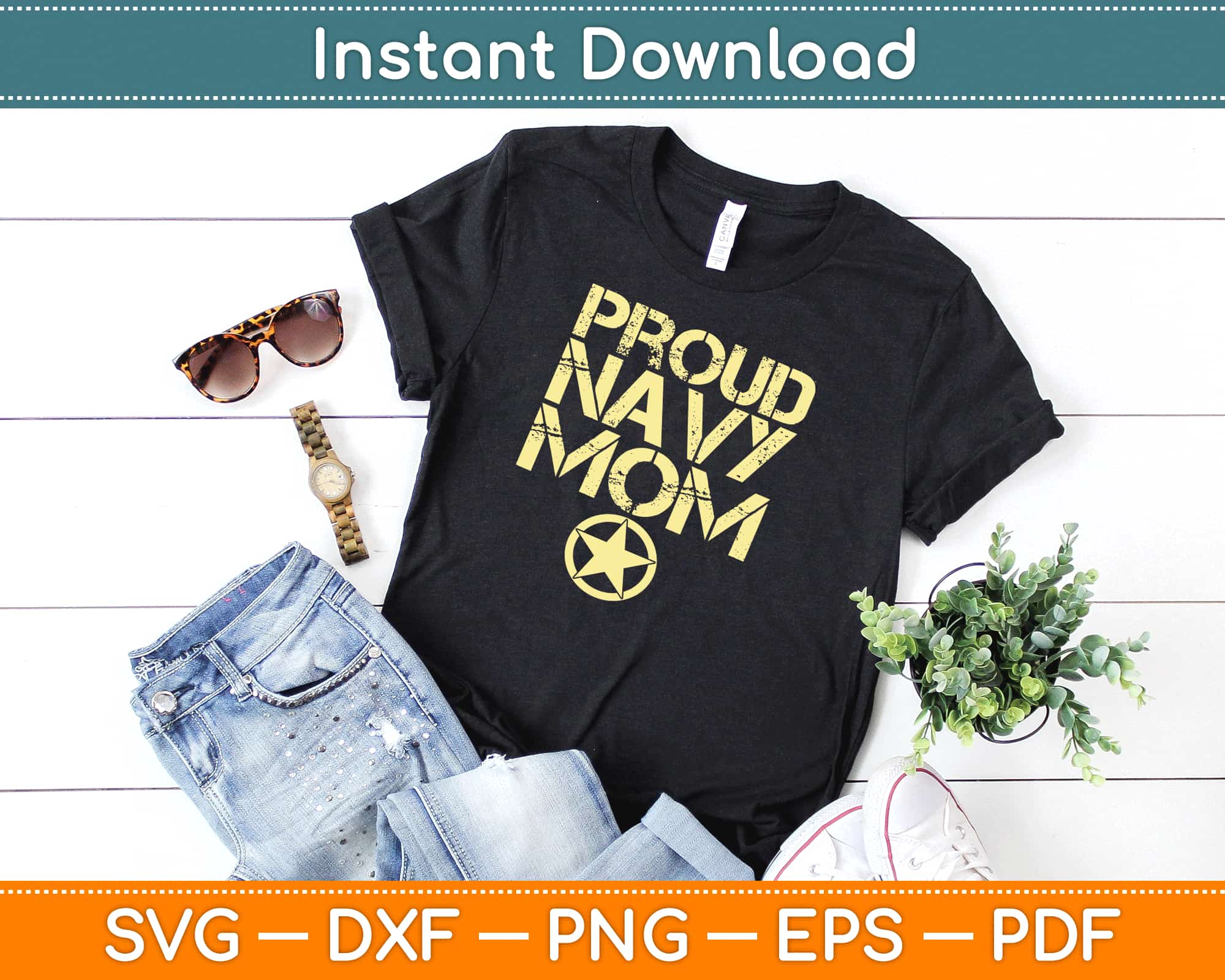 Download Proud Navy Mom Svg Cutting Files Artprintfile