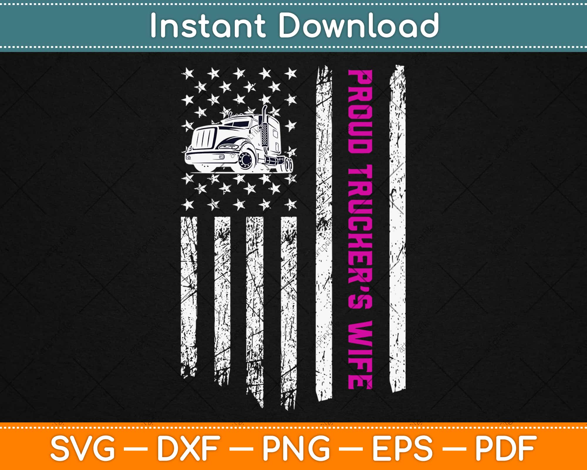 Free Free American Flag Trucker Svg 83 SVG PNG EPS DXF File