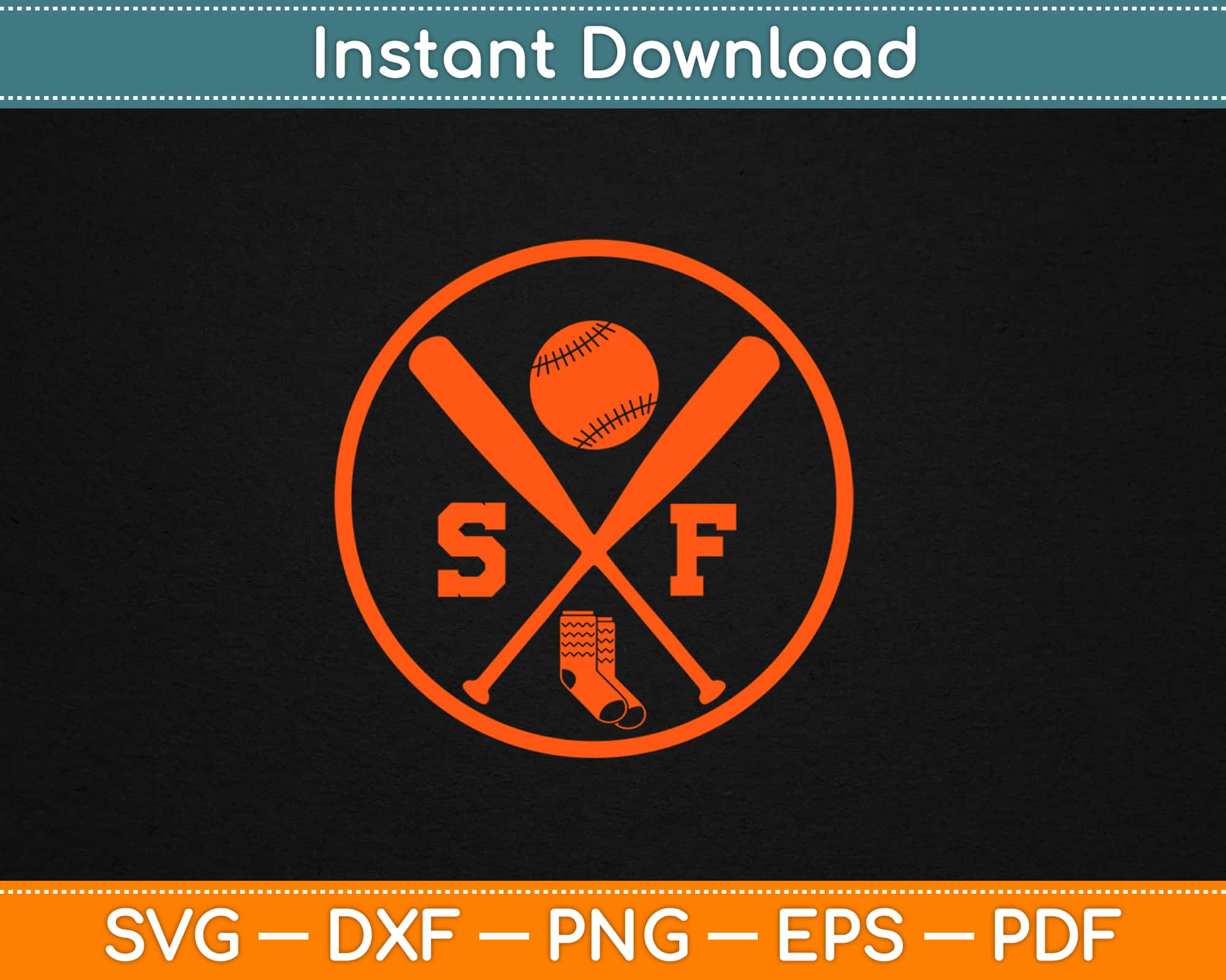 Download Sf Baseball Svg Png Cutting Files Artprintfile